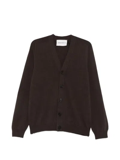 Amaranto V-neck Button-up Cardigan In Multi