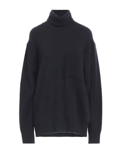 AMARANTO AMARANTO WOMAN TURTLENECK MIDNIGHT BLUE SIZE XL WOOL 