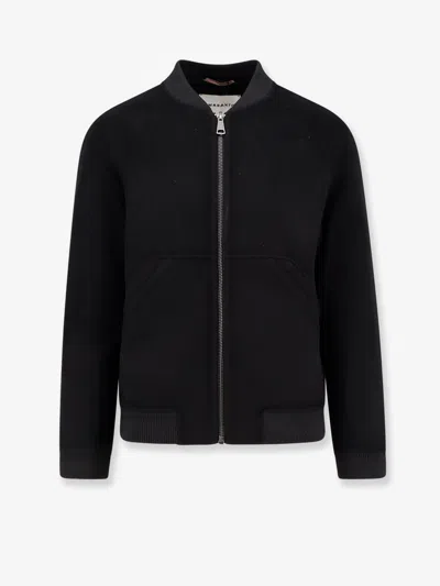 Amaranto Wool And Cashmere Jacket In Black