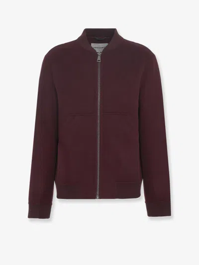 Amaranto Wool And Cashmere Jacket In Burgundy