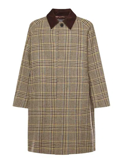 AMARANTO WOOL BLEND COAT
