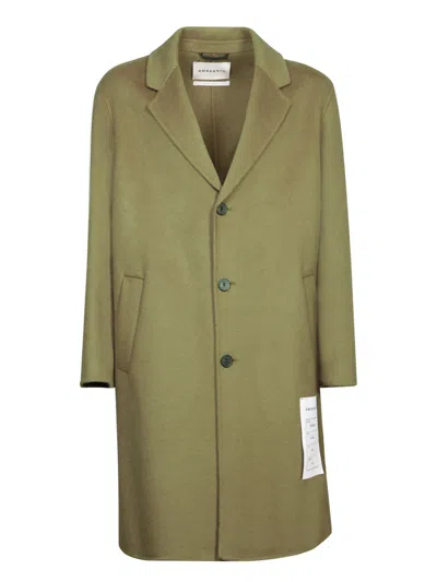 AMARANTO WOOL COAT IN KHAKI