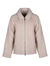 Amaranto Zip Jacket In Pink