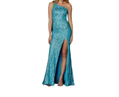 Amarra Cassie Gown In Aqua In Blue
