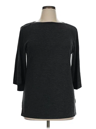 Pre-owned Amaryllis 3/4 Sleeve T-shirt In Gray
