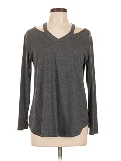 Pre-owned Amaryllis 3/4 Sleeve T-shirt In Gray