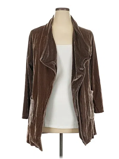 Pre-owned Amaryllis Cardigan Sweater In Brown