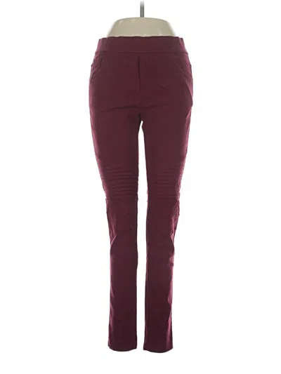 Pre-owned Amaryllis Casual Pants In Burgundy
