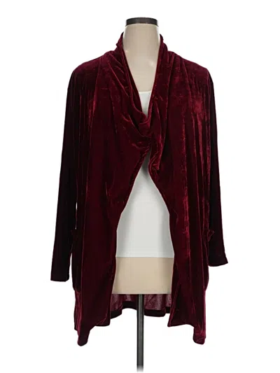 Pre-owned Amaryllis Coat In Burgundy