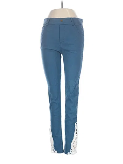 Pre-owned Amaryllis Jeggings In Blue