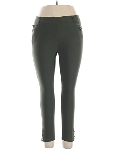 Pre-owned Amaryllis Jeggings In Green