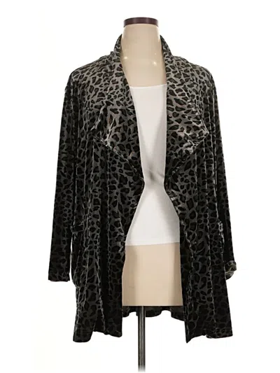 Pre-owned Amaryllis Kimono In Black