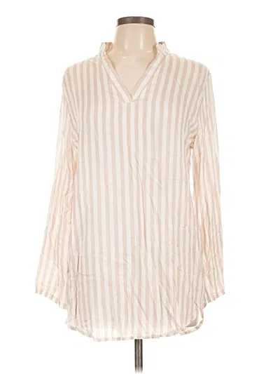 Pre-owned Amaryllis Long Sleeve Blouse In Ivory