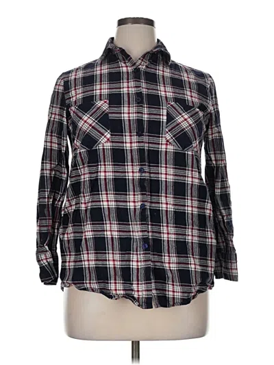 Pre-owned Amaryllis Long Sleeve Button Down Shirt In Black