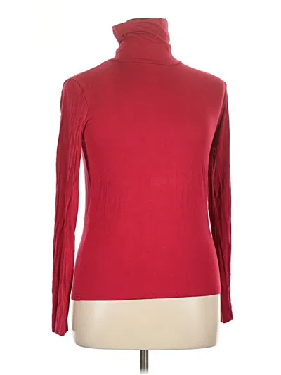 Pre-owned Amaryllis Long Sleeve Turtleneck In Red