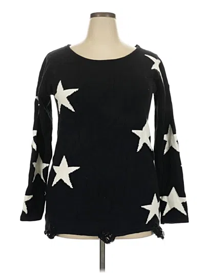 Pre-owned Amaryllis Pullover Sweater In Black