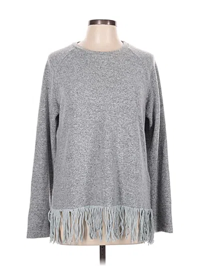 Pre-owned Amaryllis Pullover Sweater In Gray