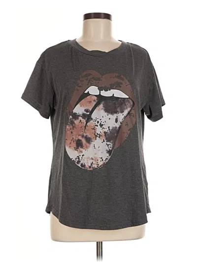 Pre-owned Amaryllis Short Sleeve T-shirt In Gray