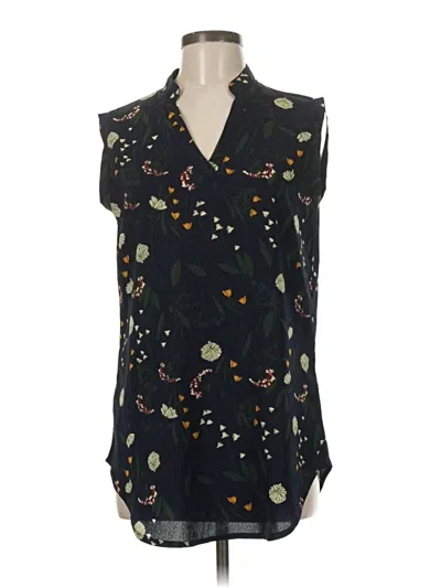 Pre-owned Amaryllis Sleeveless Blouse In Black