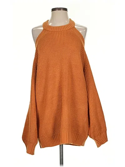 Pre-owned Amaryllis Sweater Vest In Orange
