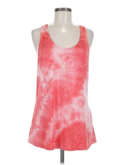 Pre-owned Amaryllis Tank Top Pink Halter Neckline Tops