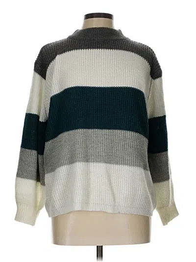 Pre-owned Amaryllis Turtleneck Sweater In Gray