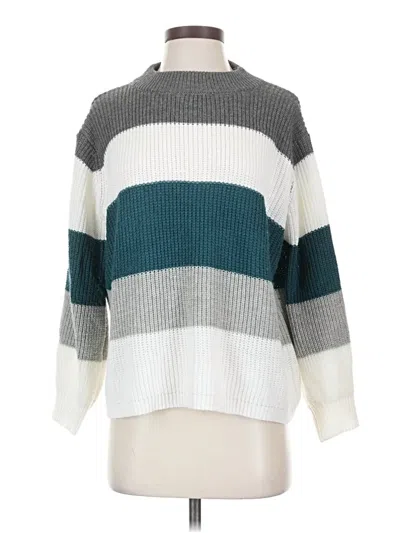 Pre-owned Amaryllis Turtleneck Sweater In Gray