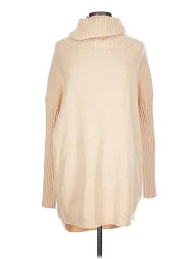 Pre-owned Amaryllis Turtleneck Sweater In White