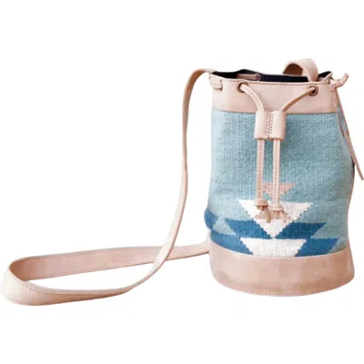 Amasouk Canto Del Rio Cinched Bucket Bag In Blue
