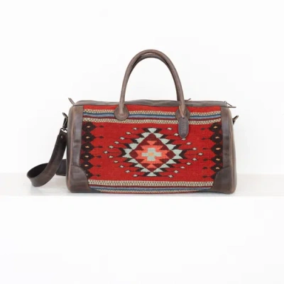 Amasouk Red Rocks Weekender Bag In White