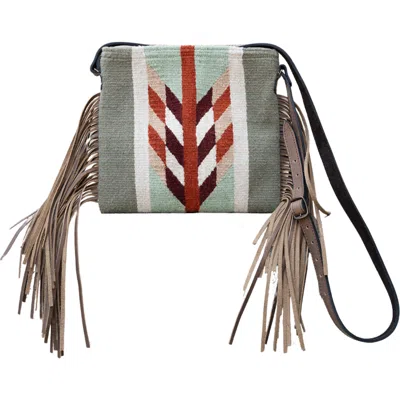Amasouk Tierra Verde Fringe Crossbody In Multi