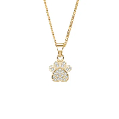 Amati Collection Women's Matching Paw Necklace - Gold