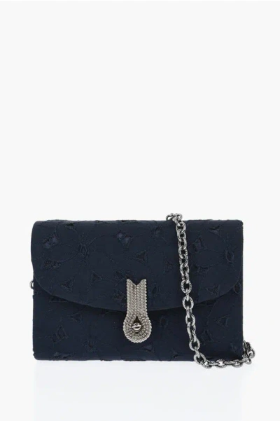 Amato Daniele Broidarie Anglaise Queen Mid Shoulder Bag With Chain Strap