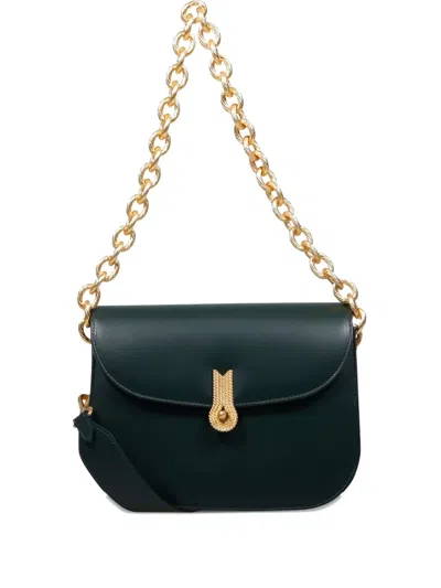 Amato Daniele Chain-strap Shoulder Bag In Green