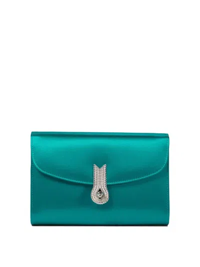 Amato Daniele Chic Mini Crossbody Handbag In Light Blue