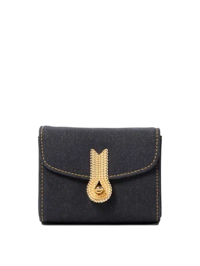 Amato Daniele Dark Denim Crossbody Bag In Black