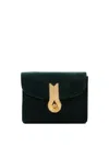 Amato Daniele Embellished-clasp Velvet Clutch Bag In Green