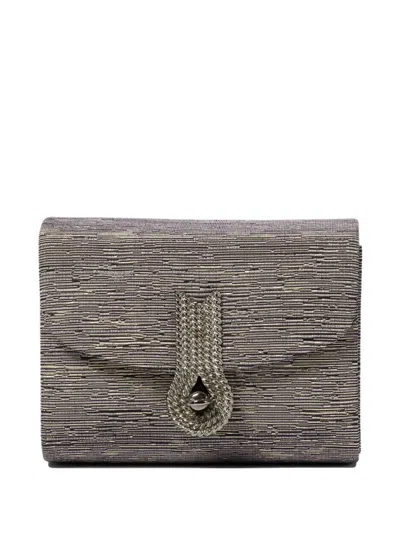 Amato Daniele Embellished Cross Body Bag In Silver