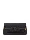 Amato Daniele Knot-detail Denim Shoulder Bag In Blue