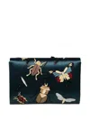 Amato Daniele Queen Embellished Cross-body Bag In Green