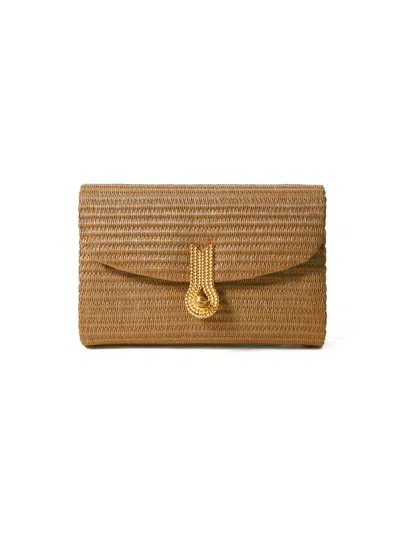 Amato Daniele "queen" Mid Cloutch Bag Bags In Brown