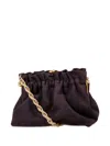 Amato Daniele Raviolo Chain-embellished Satchel Bag In Brown