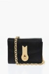 Amato Daniele Satin Queen Micro Mini Bag With Chain Strap In Black