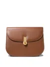 Amato Daniele Structured Brown Leather Shoulder Bag In Brown