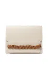 Amato Daniele Textured Beige Canvas Crossbody Bag In Neutral