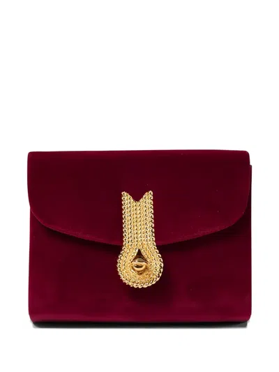 Amato Daniele Velvet Mini Bag In Red