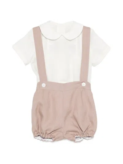 Amaya Bib Straps Babywear In Pink