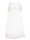 Amaya Bow-detail Dress In White