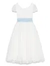 Amaya Bow-detail Dress In White
