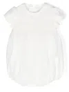 Amaya Embroidered Puffball Shorties In White